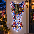 Patriotic LED Wall Light Eagle and Stars Cascade Set of 2