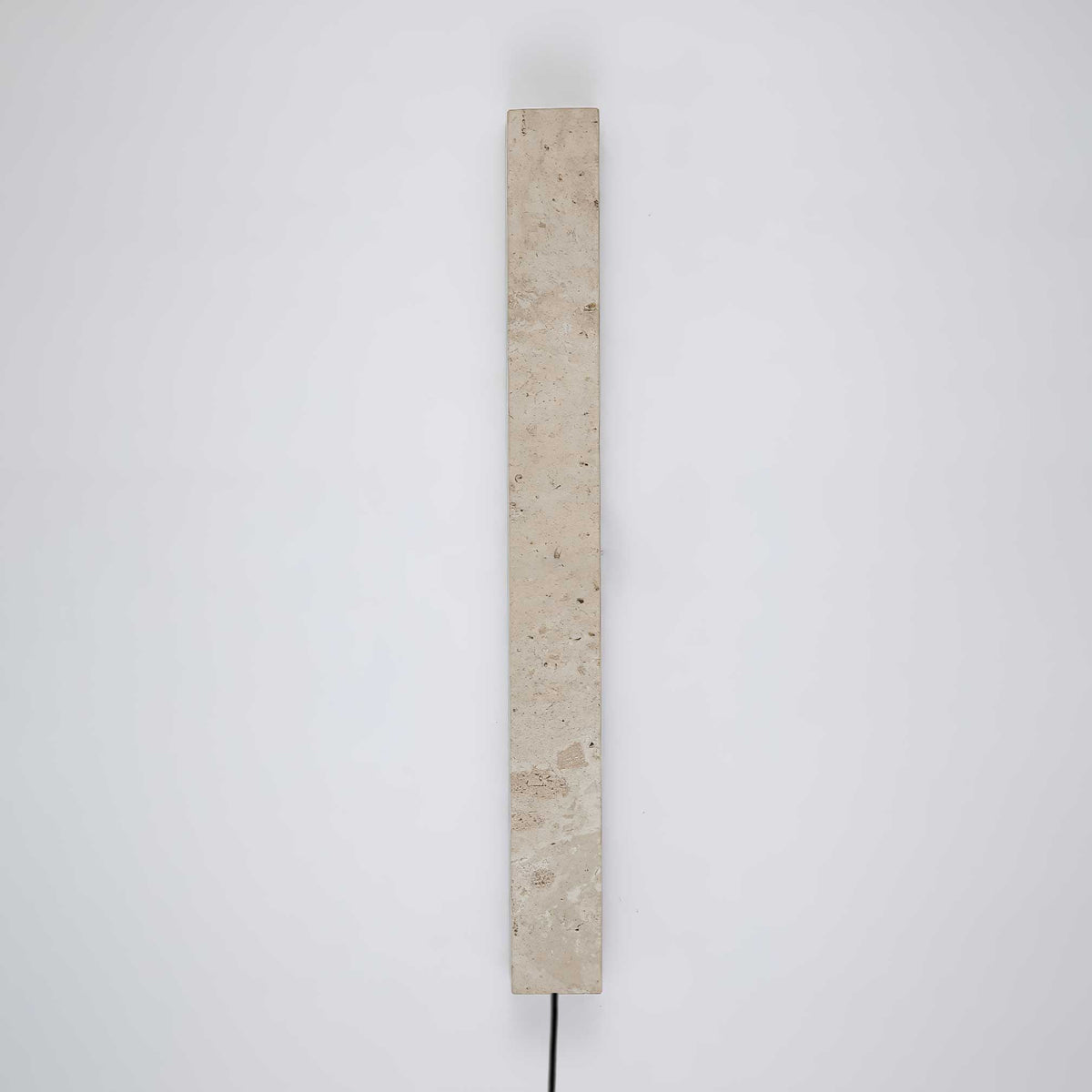 Plug In Travertine Linear Wall Light 18.9 in Set of 3
