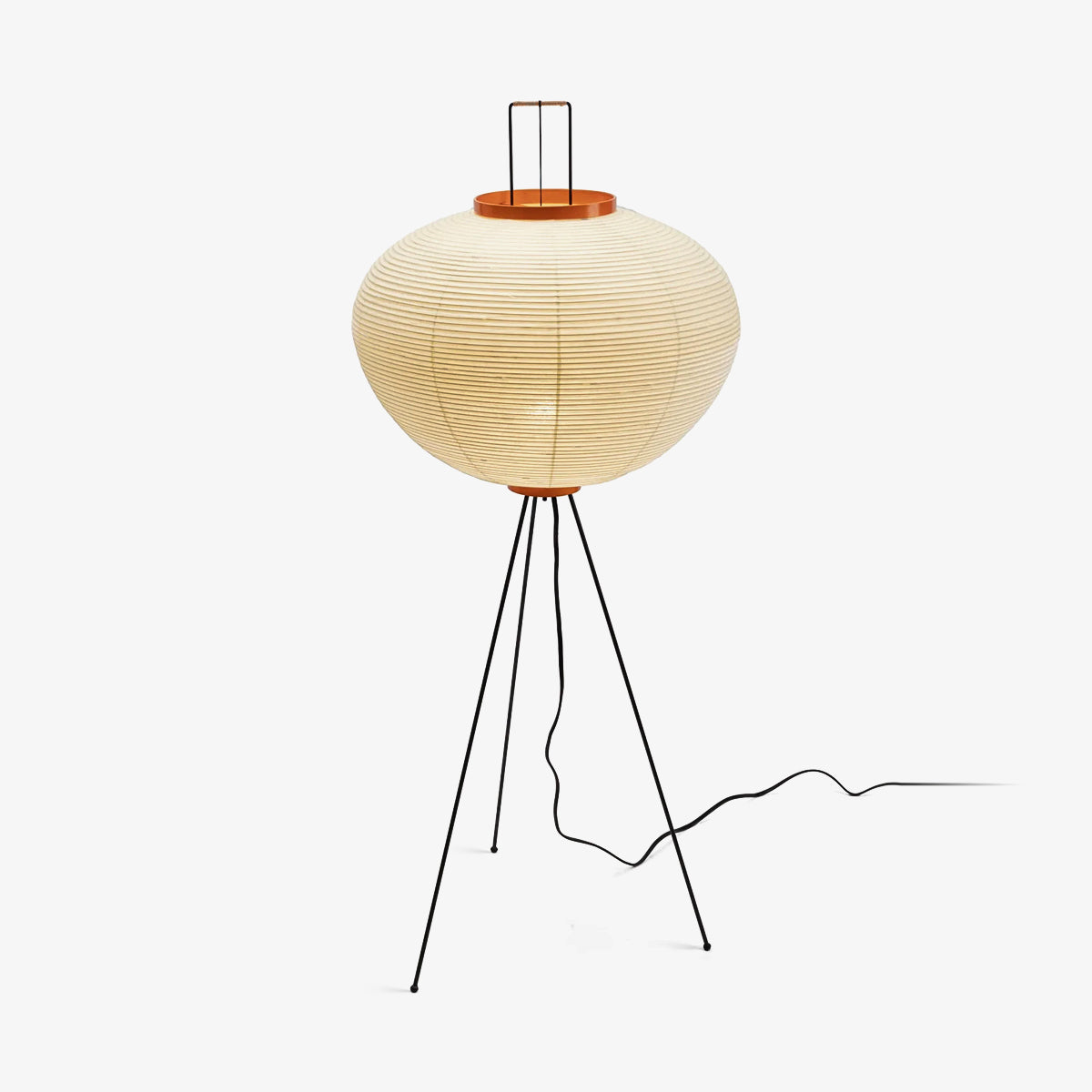 Rice Paper Floor Lamp Lantern on Tripod Legs 47.2 in Set of 2