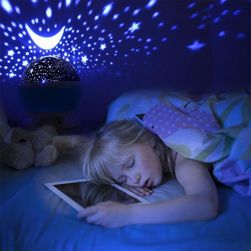 Star Projector Night Light Rotating 4.7 Inch Set of 3