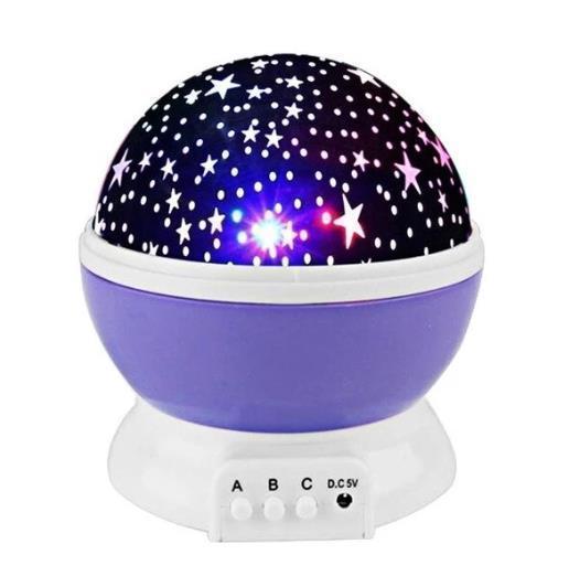 Star Projector Night Light Rotating 4.7 Inch Set of 3
