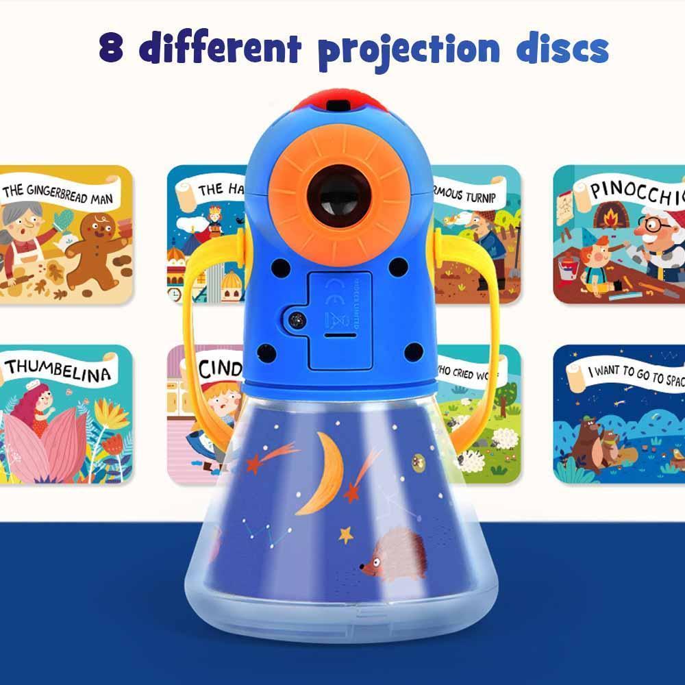Story Projector Flashlight 8 Discs 64 Images Set of 2