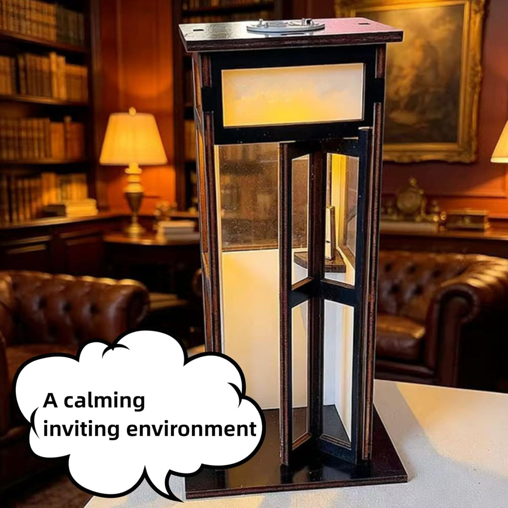 Telephone Booth Table Lamp Vintage LED Night Light